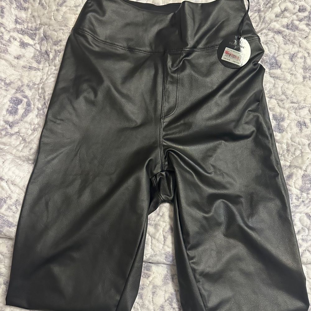 Offline (Aerie) Black Faux Leather Women's Leggings